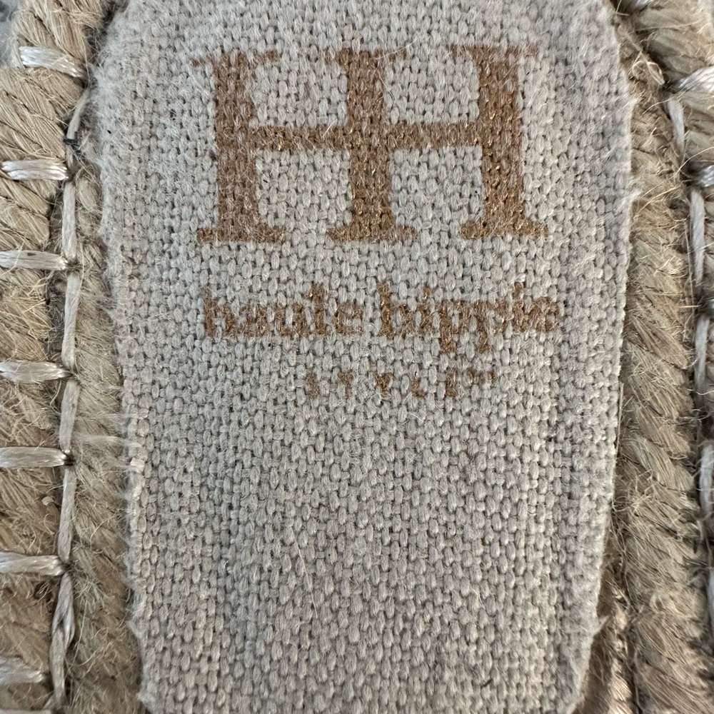 Haute Hippie Linen color Woven Slide Sandals - Picture 4 of 6